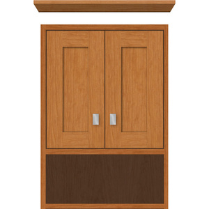 STR53091 Over the Toilet Medicine Cabinet - Natural Cherry STR53091 Over the Toilet Medicine Cabinet - Natural Cherry