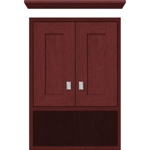 STR53092 Over the Toilet Medicine Cabinet - Dark Cherry STR53092 Over the Toilet Medicine Cabinet - Dark Cherry