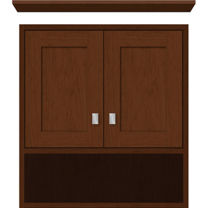 STR56576 Over the Toilet Medicine Cabinet - Pecan Cherry STR56576 Over the Toilet Medicine Cabinet - Pecan Cherry