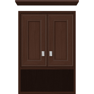 STR56607 Over the Toilet Medicine Cabinet - Chocolate Oak STR56607 Over the Toilet Medicine Cabinet - Chocolate Oak