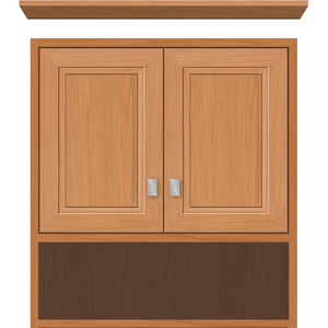 STR56566 Over the Toilet Medicine Cabinet - Natural Oak STR56566 Over the Toilet Medicine Cabinet - Natural Oak