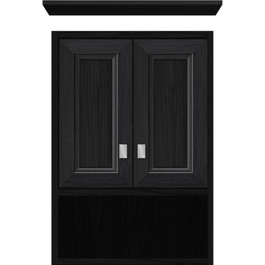 STR56637 Over the Toilet Medicine Cabinet - Midnight Oak STR56637 Over the Toilet Medicine Cabinet - Midnight Oak