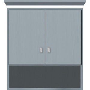 STR75109 Over the Toilet Medicine Cabinet - Silver Oak STR75109 Over the Toilet Medicine Cabinet - Silver Oak