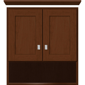 STR73131 Over the Toilet Medicine Cabinet - Pecan Cherry STR73131 Over the Toilet Medicine Cabinet - Pecan Cherry