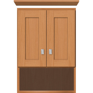 STR73112 Over the Toilet Medicine Cabinet - Natural Oak STR73112 Over the Toilet Medicine Cabinet - Natural Oak