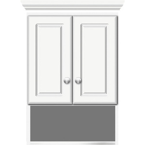 STR71826 Over the Toilet Medicine Cabinet - Satin White STR71826 Over the Toilet Medicine Cabinet - Satin White