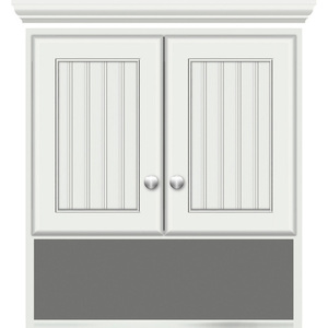 STR72118 Over the Toilet Medicine Cabinet - Powder Grey STR72118 Over the Toilet Medicine Cabinet - Powder Grey