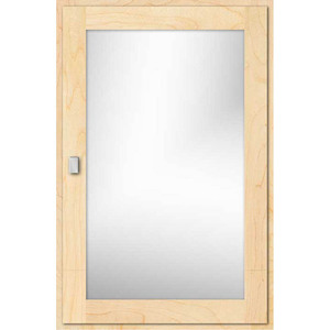 Str763202 Swing Door Medicine Cabinet Square Profile Natural