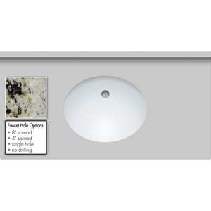 STR679134 Granite Vanity Top Bathroom Vanity - Colonial Gold STR679134 Granite Vanity Top Bathroom Vanity - Colonial Gold