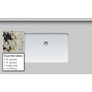 STR689118 Granite Vanity Top Bathroom Vanity - Colonial Gold STR689118 Granite Vanity Top Bathroom Vanity - Colonial Gold