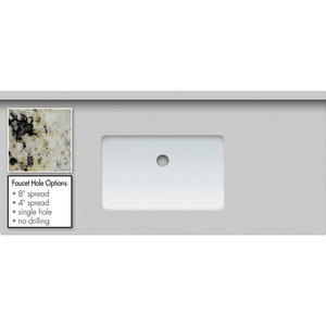 STR659178 Granite Vanity Top Bathroom Vanity - Colonial Gold STR659178 Granite Vanity Top Bathroom Vanity - Colonial Gold