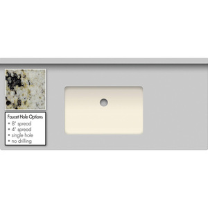 STR659104 Granite Vanity Top Bathroom Vanity - Colonial Gold STR659104 Granite Vanity Top Bathroom Vanity - Colonial Gold