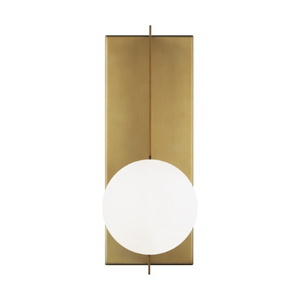 T700WSOBLRLED930 Orbel 1 Bulb Wall Sconce - Aged Brass T700WSOBLRLED930 Orbel 1 Bulb Wall Sconce - Aged Brass