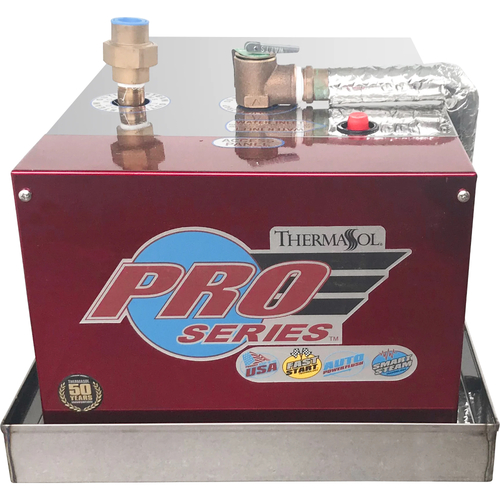 TPRO1000 Pro Series Steam Generator Steam Bath - Silver / Red TPRO1000 Pro Series Steam Generator Steam Bath - Silver / Red