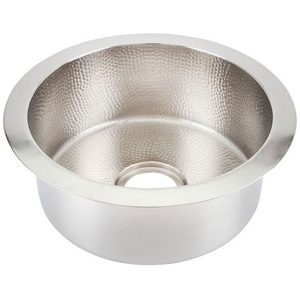 TPU1708BRN Napoli Self-Rimming Bar Sink - Hammered Nickel TPU1708BRN Napoli Self-Rimming Bar Sink - Hammered Nickel