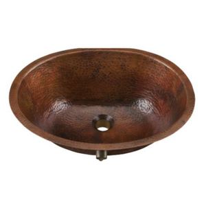 TBOU1915BC Farley Undermount Style Bathroom Sink - Black Copper TBOU1915BC Farley Undermount Style Bathroom Sink - Black Copper
