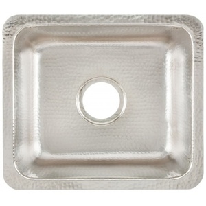 Tkpu1715brn Rivera Dual Mount Bar Sink Hammered Nickel At