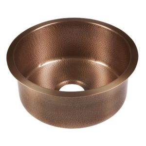 TPU1708MA De La Cruz Dual Mount Bar Sink - Antique Copper TPU1708MA De La Cruz Dual Mount Bar Sink - Antique Copper
