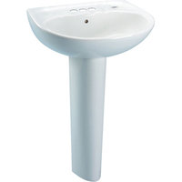 Pedestal Bathroom Sink 22-7/8'' x 19-5/8'' x 34'' Pedestal Bathroom Sink 22-7/8'' x 19-5/8'' x 34''