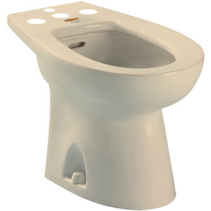 TBT500B03 Piedmont Vertical Spray Style Bidet - Bone TBT500B03 Piedmont Vertical Spray Style Bidet - Bone