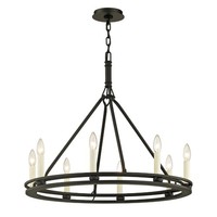 Mid Sized Chandelier 27-1/2" Width