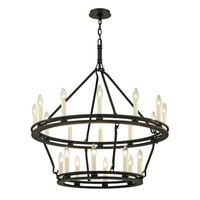 Mid Sized Chandelier 32" Width