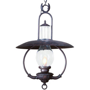 TFCD9014OBZ La Grange Hanging Hanging Lantern - Old Bronze TFCD9014OBZ La Grange Hanging Hanging Lantern - Old Bronze