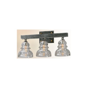 TB3953 Menlo Park 3 Bulb Bathroom Lighting - Old Silver TB3953 Menlo Park 3 Bulb Bathroom Lighting - Old Silver