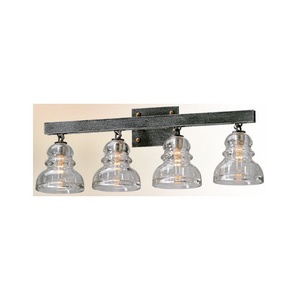 TB3954 Menlo Park 4 or More Bulb Bathroom Lighting - Old Silver TB3954 Menlo Park 4 or More Bulb Bathroom Lighting - Old Silver
