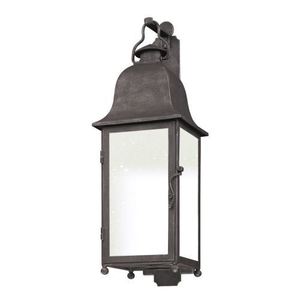 TBF3213 Larchmont Entrance Outdoor Wall Light - Aged Pewter TBF3213 Larchmont Entrance Outdoor Wall Light - Aged Pewter