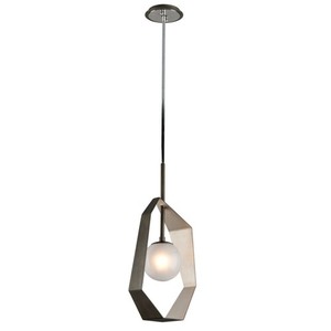 TF5533 Origami Mini-Pendant Pendant Light - Graphite / Silver Leaf TF5533 Origami Mini-Pendant Pendant Light - Graphite / Silver Leaf