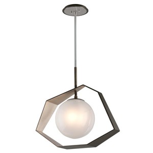 TF5536 Origami Entrance / Foyer Pendant Light - Graphite / Silver Leaf TF5536 Origami Entrance / Foyer Pendant Light - Graphite / Silver Leaf