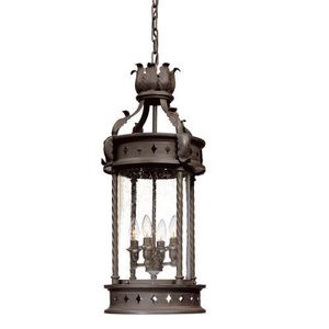 TF9635OBZ Los Feliz Hanging Hanging Lantern - Old Bronze TF9635OBZ Los Feliz Hanging Hanging Lantern - Old Bronze