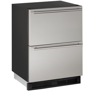 UU1224DWRS00B 1000 Series Compact Refrigerator - Stainless Solid UU1224DWRS00B 1000 Series Compact Refrigerator - Stainless Solid