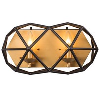 Bathroom Lighting (2 Bulbs) 14-1/2" Width Bathroom Lighting (2 Bulbs) 14-1/2" Width
