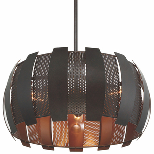 V287P03CO Sawyer's Bar Drum Pendant Pendant Light - Two-Tone Copper Ore V287P03CO Sawyer's Bar Drum Pendant Pendant Light - Two-Tone Copper Ore