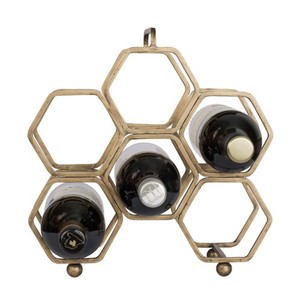 V404A10HG Hexagonal Storage & Display Piece Accent - Havana Gold V404A10HG Hexagonal Storage & Display Piece Accent - Havana Gold