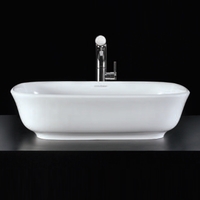 Vessel Style Bathroom Sink 23-5/8'' x 16-1/4'' x 6-1/8'' Vessel Style Bathroom Sink 23-5/8'' x 16-1/4'' x 6-1/8''