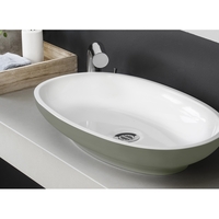 Vessel Style Bathroom Sink 21-5/8'' x 13-3/8'' x 3-7/8'' Vessel Style Bathroom Sink 21-5/8'' x 13-3/8'' x 3-7/8''
