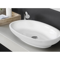 Vessel Style Bathroom Sink 21-5/8'' x 13-3/8'' x 3-7/8'' Vessel Style Bathroom Sink 21-5/8'' x 13-3/8'' x 3-7/8''