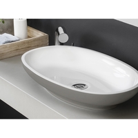 Vessel Style Bathroom Sink 21-5/8'' x 13-3/8'' x 3-7/8'' Vessel Style Bathroom Sink 21-5/8'' x 13-3/8'' x 3-7/8''