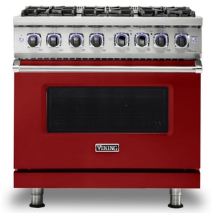 VVDR73626BARLP Professional 7 Series Dual Fuel Range - Apple Red VVDR73626BARLP Professional 7 Series Dual Fuel Range - Apple Red