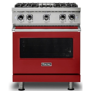 VVGR5304BAR Professional 5 Series Gas Range - Apple Red VVGR5304BAR Professional 5 Series Gas Range - Apple Red