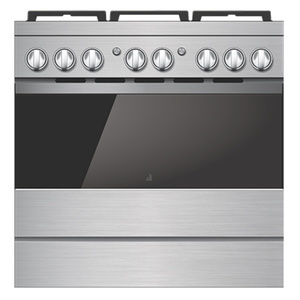 JJGRP636HM Noir Gas Range - Stainless Steel JJGRP636HM Noir Gas Range - Stainless Steel