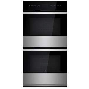 JJJW2827IM Noir Double Electric Wall Oven - Floating Black Glass JJJW2827IM Noir Double Electric Wall Oven - Floating Black Glass