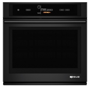 JJJW3430DB Single Electric Wall Oven - Black Floating Glass JJJW3430DB Single Electric Wall Oven - Black Floating Glass
